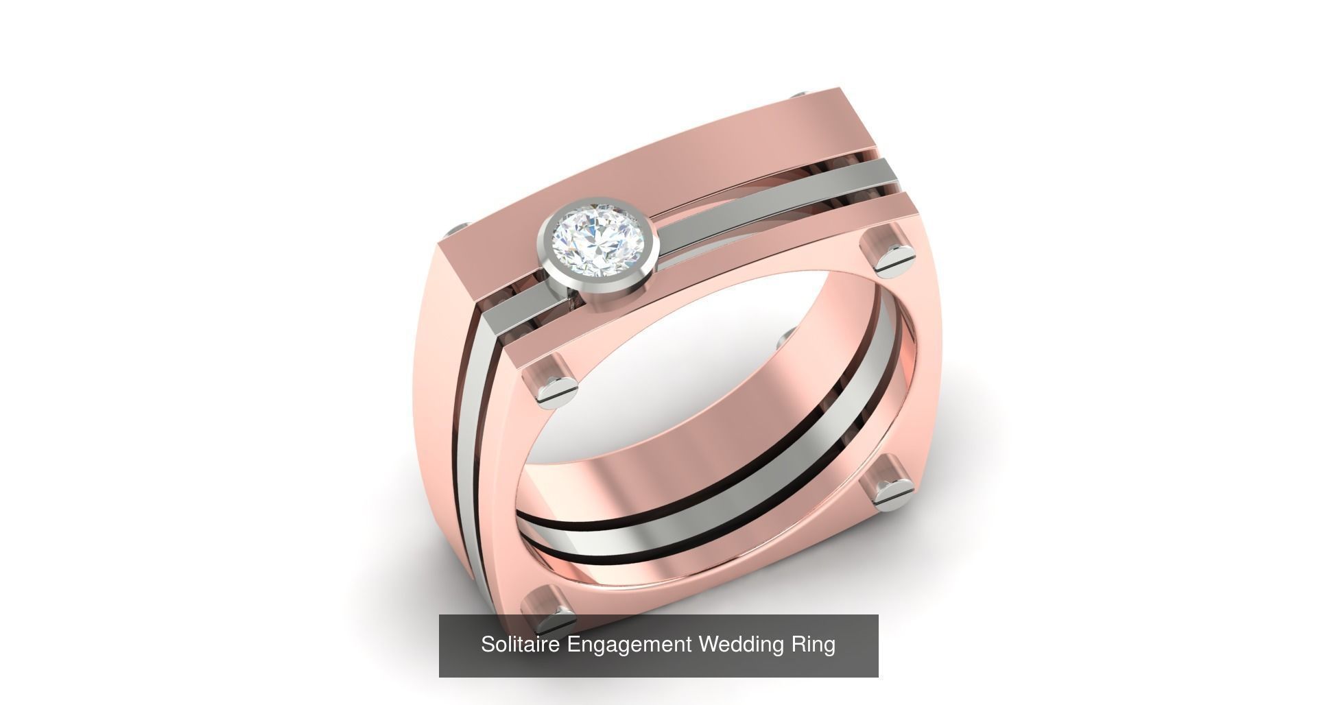 374 Solitaire Wedding Engagement Women Rings Collection _100