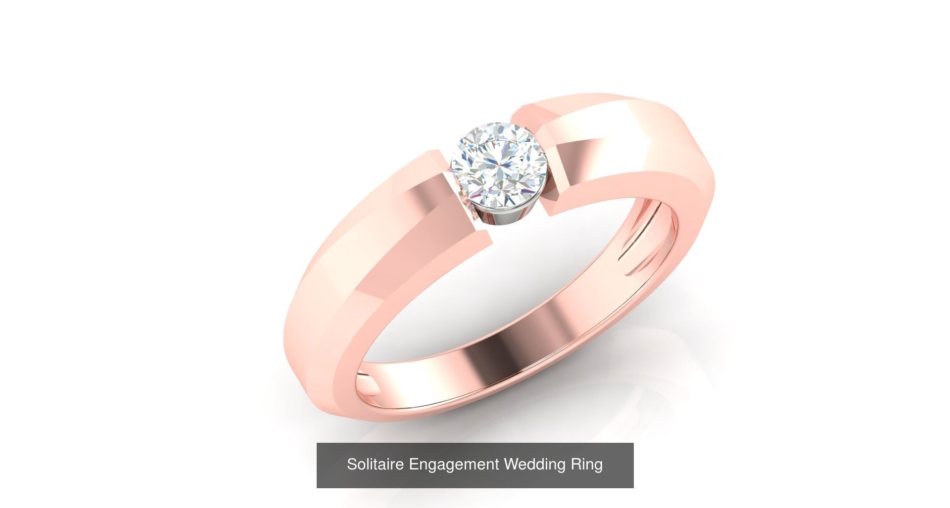 374 Solitaire Wedding Engagement Women Rings Collection _103