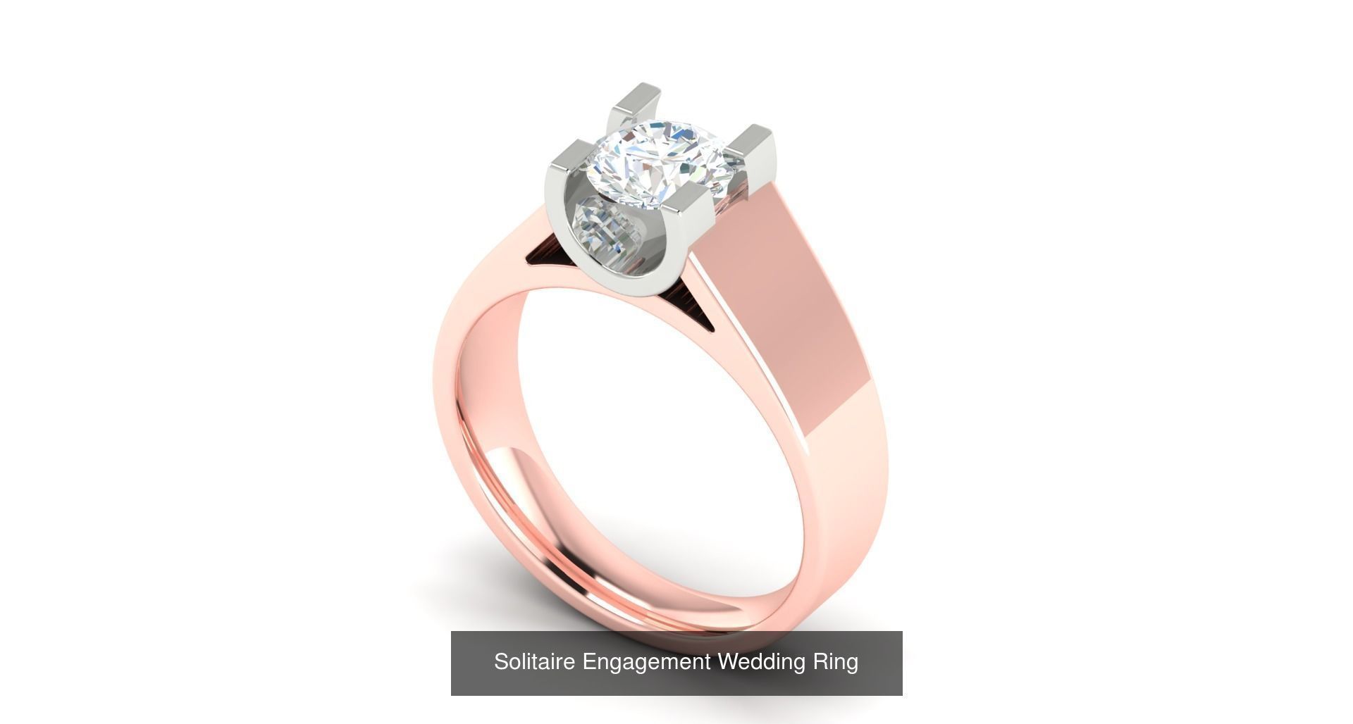 374 Solitaire Wedding Engagement Women Rings Collection _128
