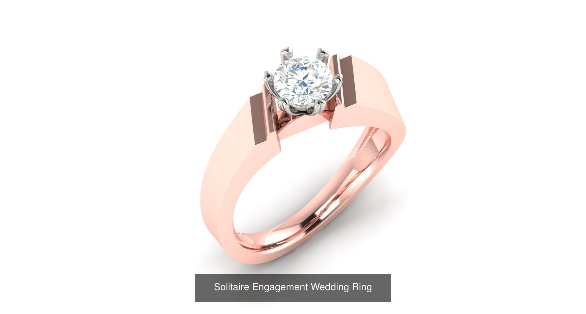 374 Solitaire Wedding Engagement Women Rings Collection _108