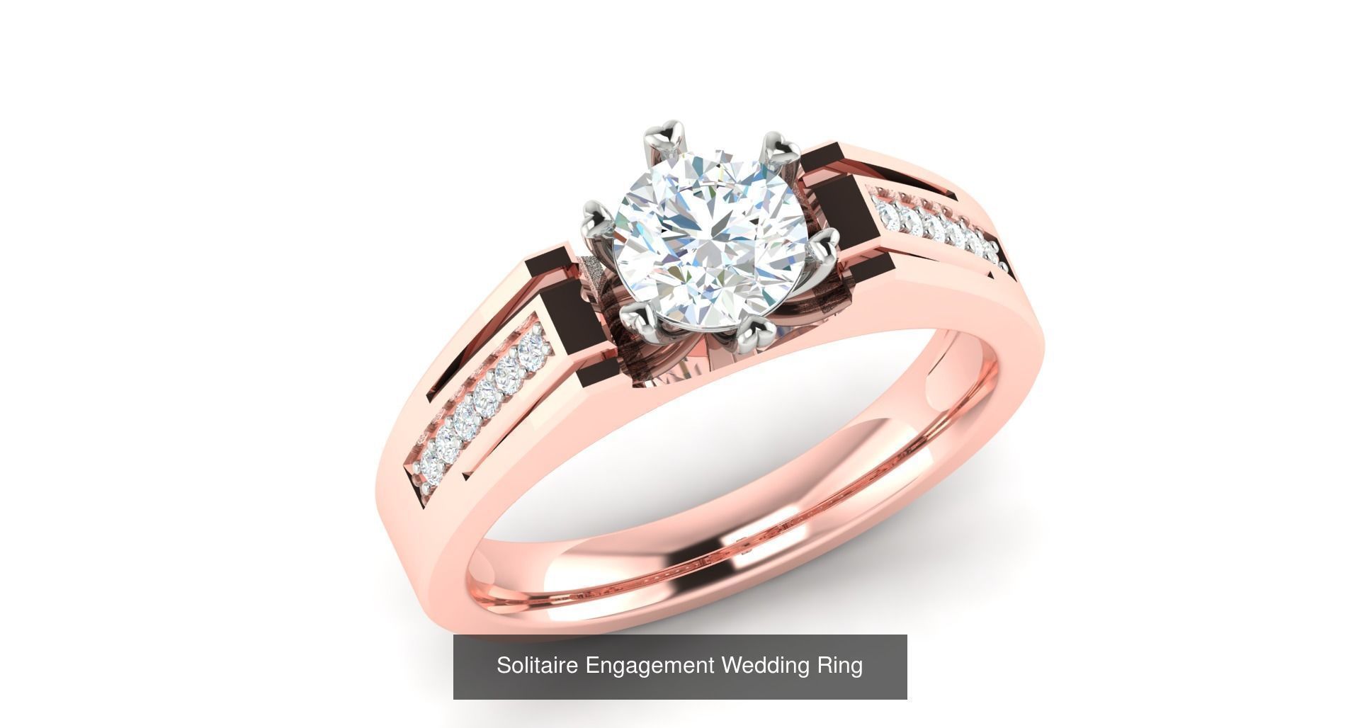 374 Solitaire Wedding Engagement Women Rings Collection _140