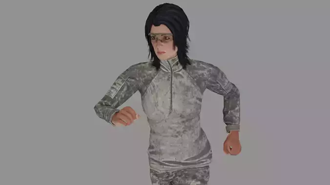 Rigged Soldier 11 3D model