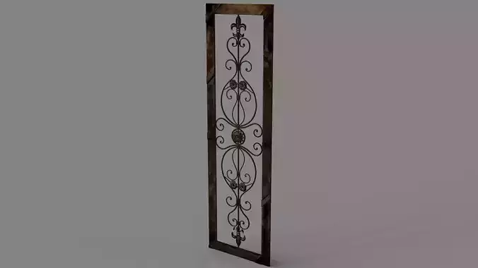 Metal Wood Wall Gate