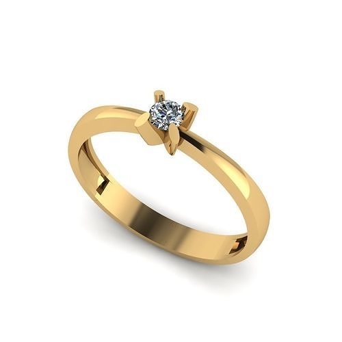 wedding engagement women ring 3dm 3D print model