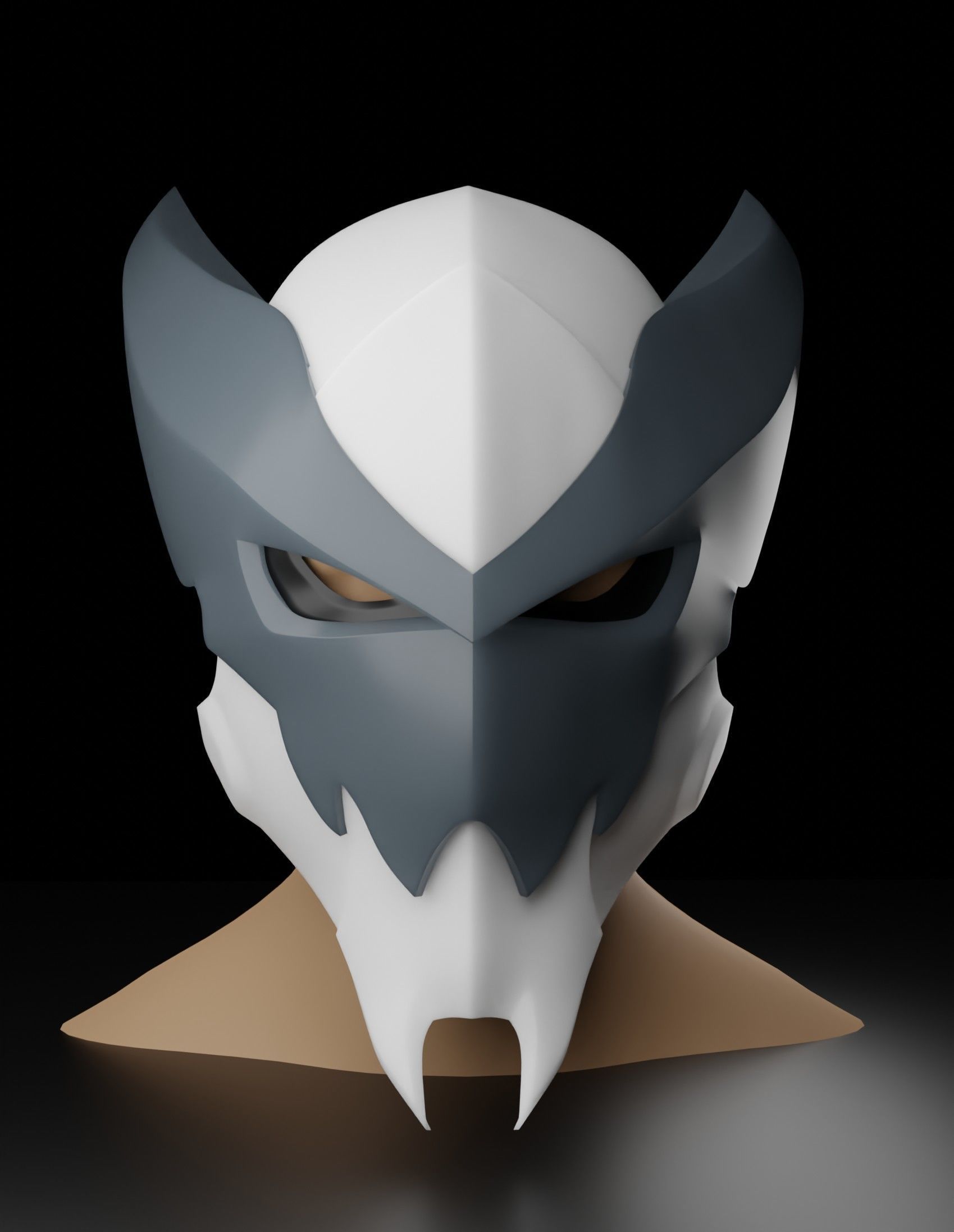 Marvel Hero - Poison Wolverine 3D Helmet 3D model_1