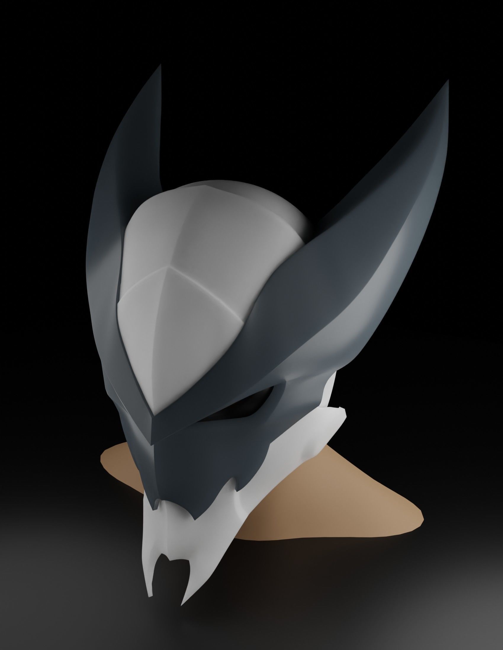 Marvel Hero - Poison Wolverine 3D Helmet 3D model_6