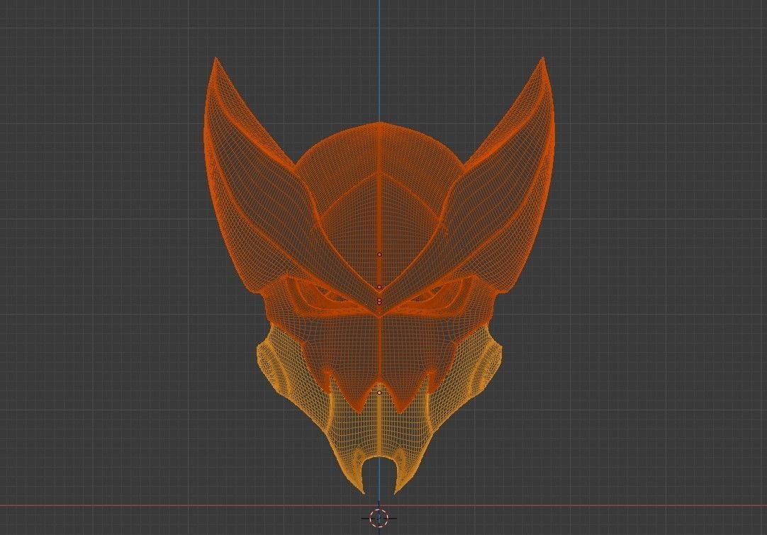 Marvel Hero - Poison Wolverine 3D Helmet 3D model_8