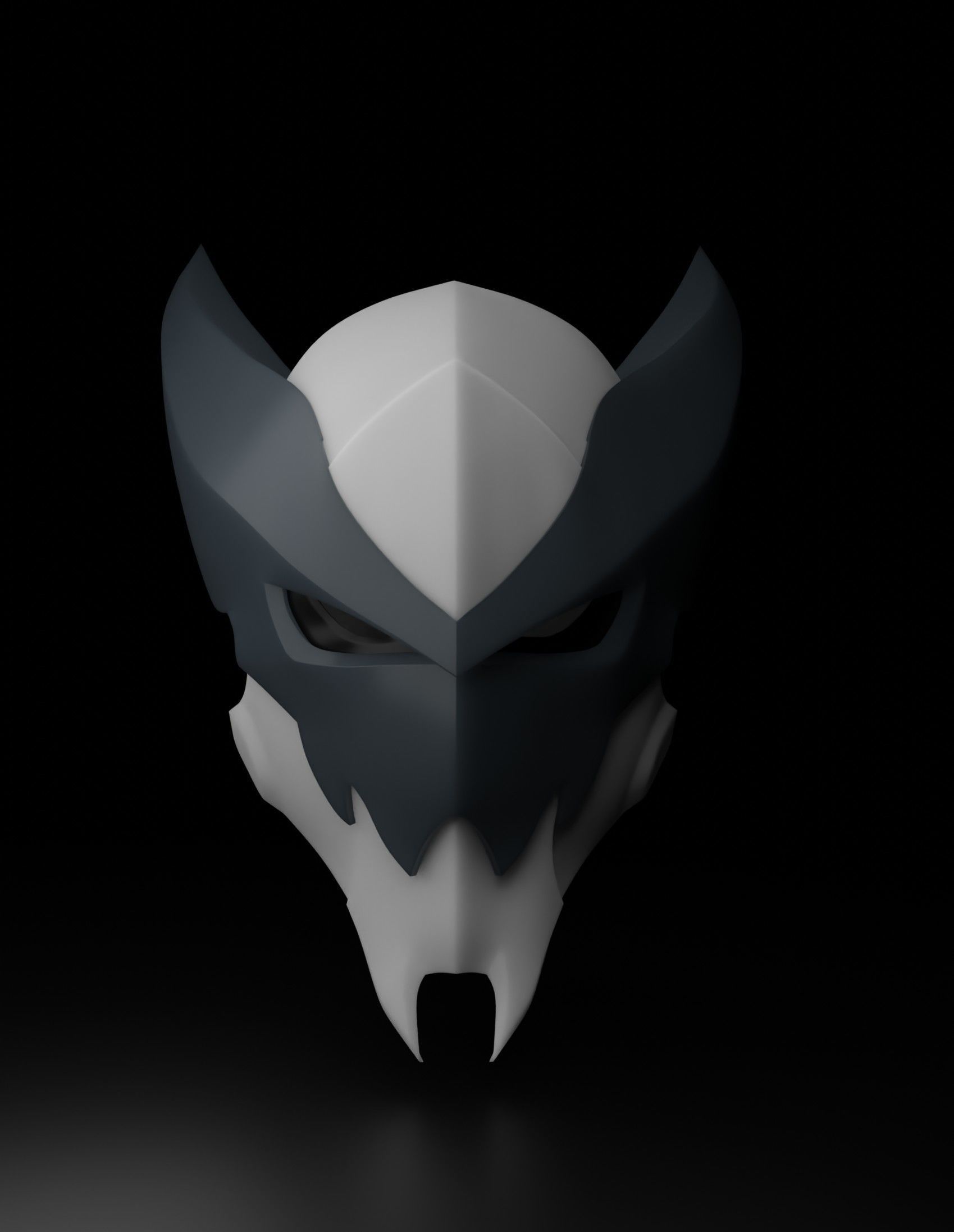 Marvel Hero - Poison Wolverine 3D Helmet 3D model_2