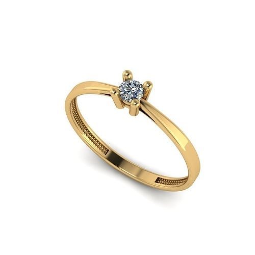 wedding engagement women ring 3dm 3D print model