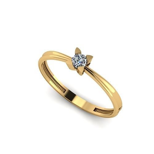 wedding engagement women ring 3dm 3D print model