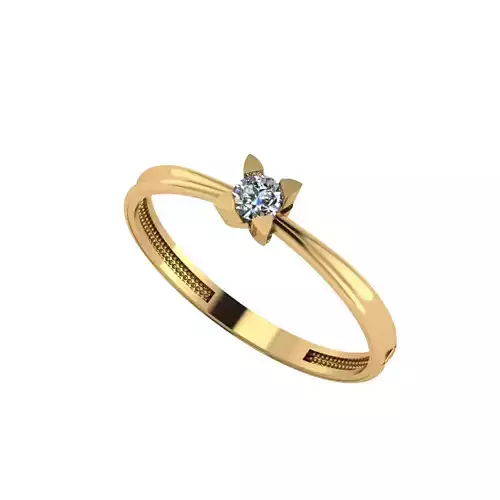 wedding engagement women ring 3dm 3D print model