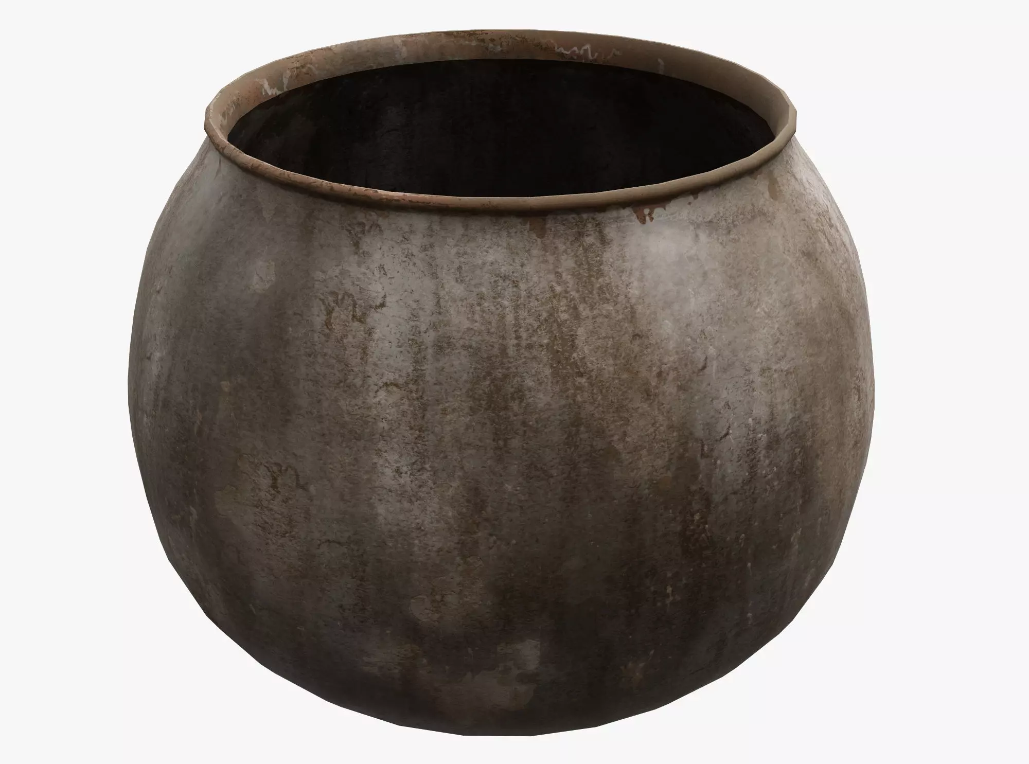 Witchs Cauldron Low-poly 3D model_0