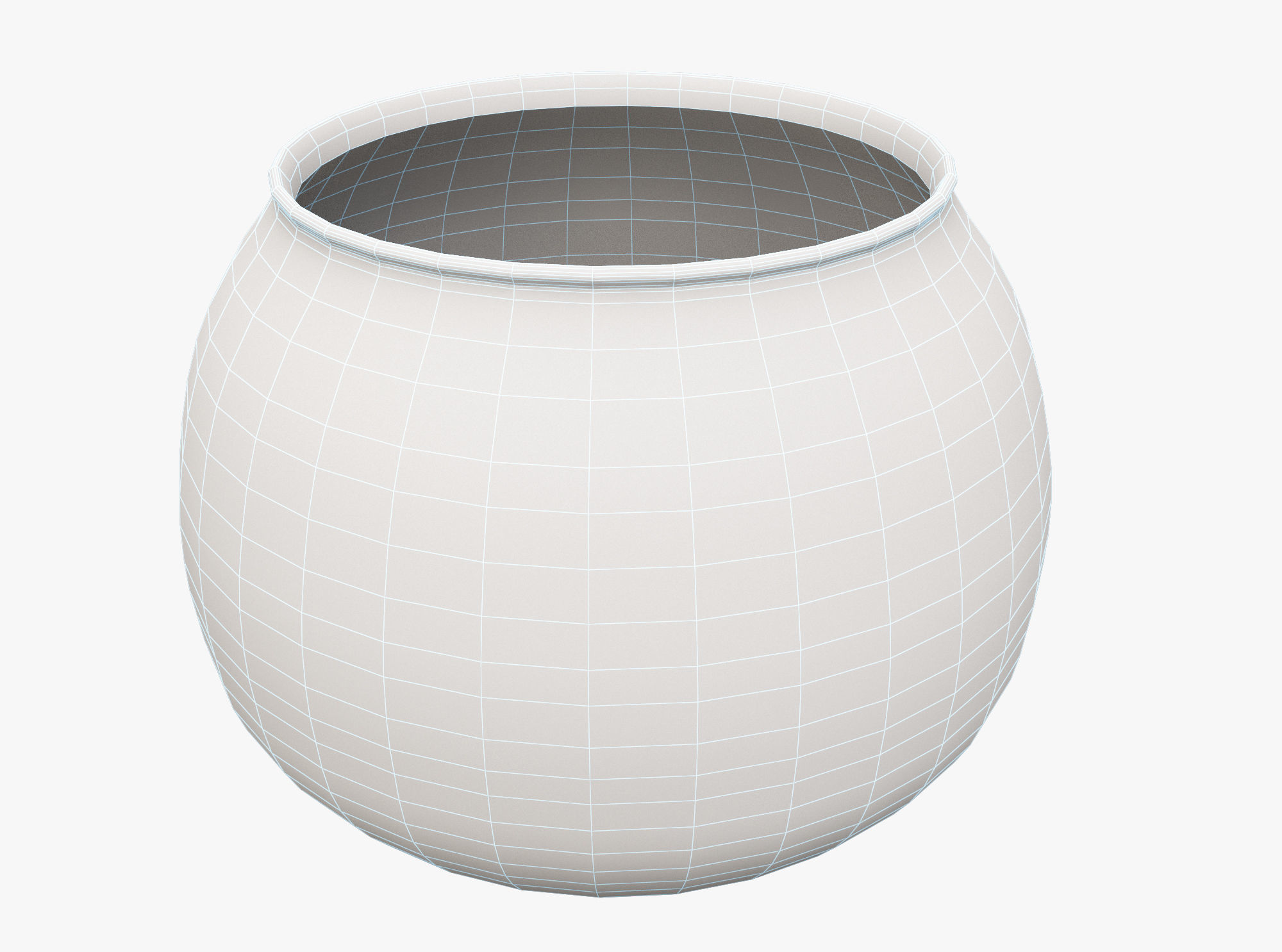 Witchs Cauldron Low-poly 3D model_3