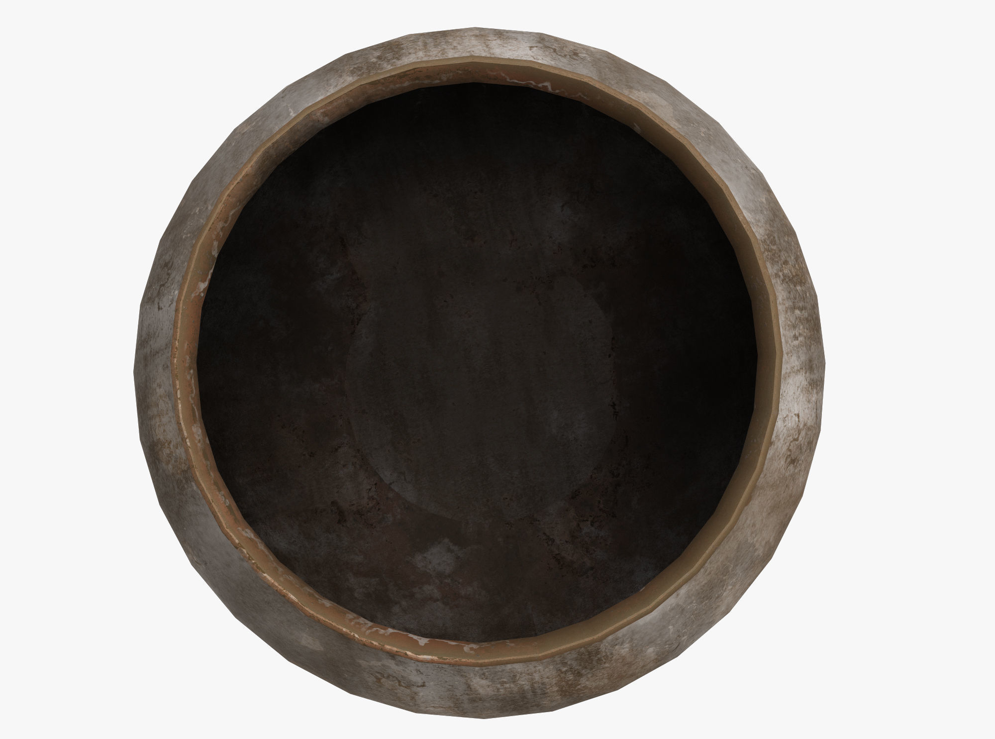 Witchs Cauldron Low-poly 3D model_2