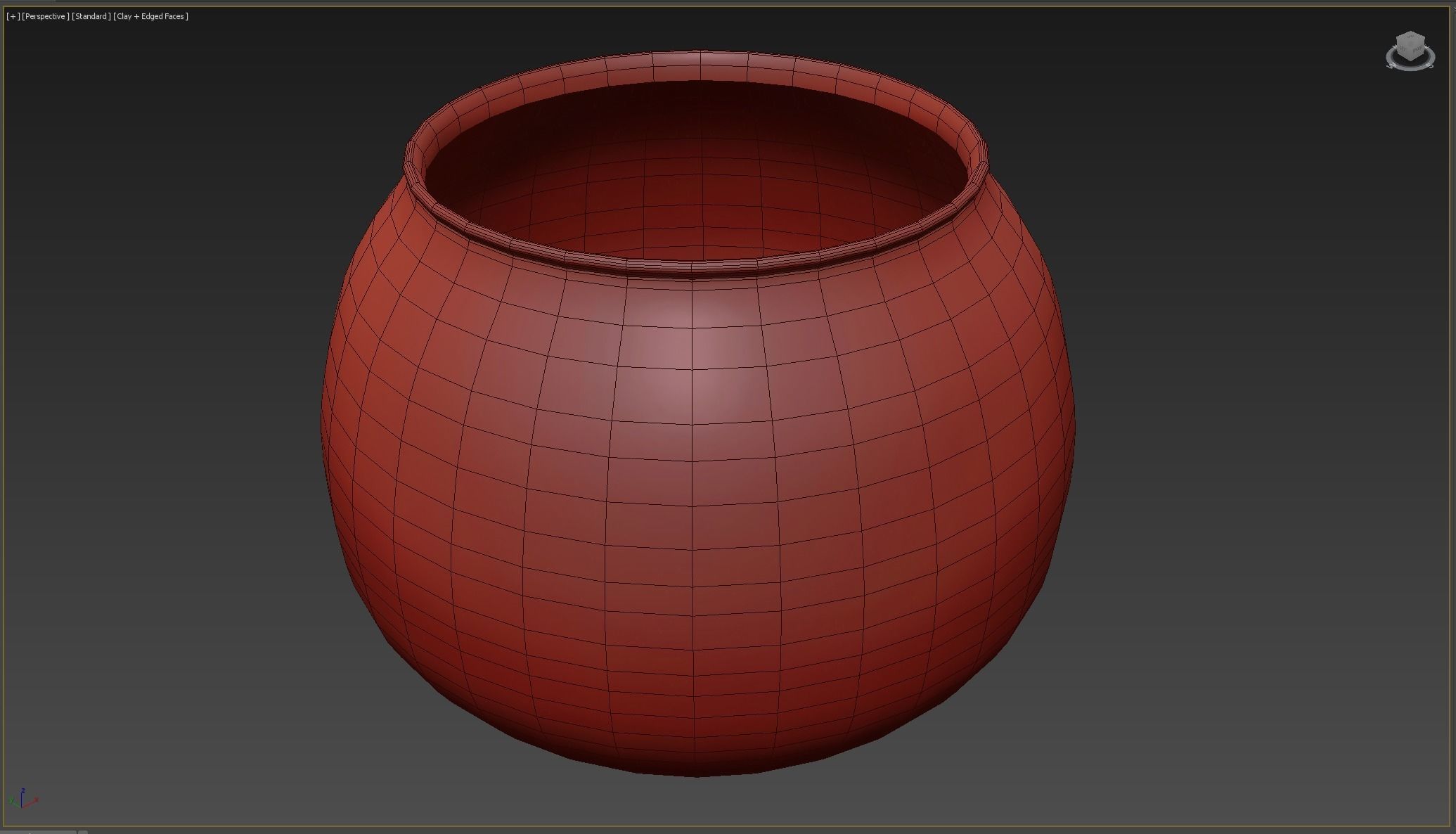 Witchs Cauldron Low-poly 3D model_5