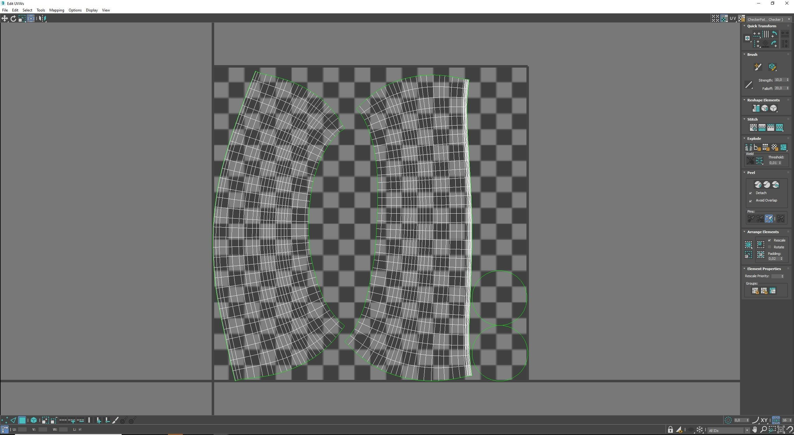 Witchs Cauldron Low-poly 3D model_7