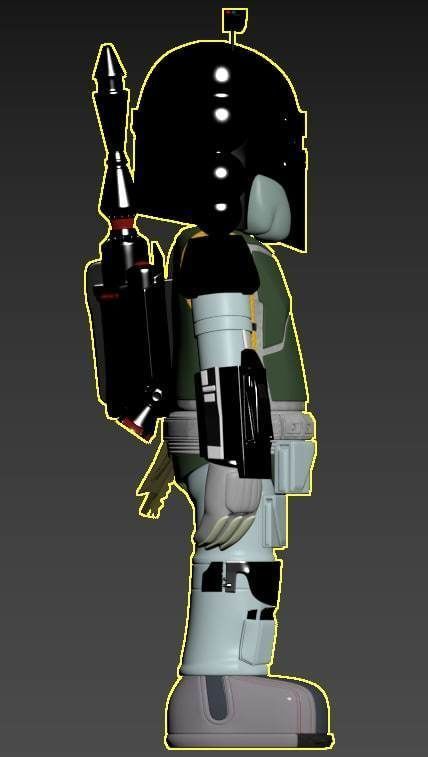 KAWS soldier STAR WARS 3D print model_7