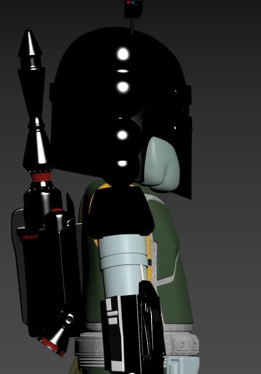 KAWS soldier STAR WARS 3D print model_6