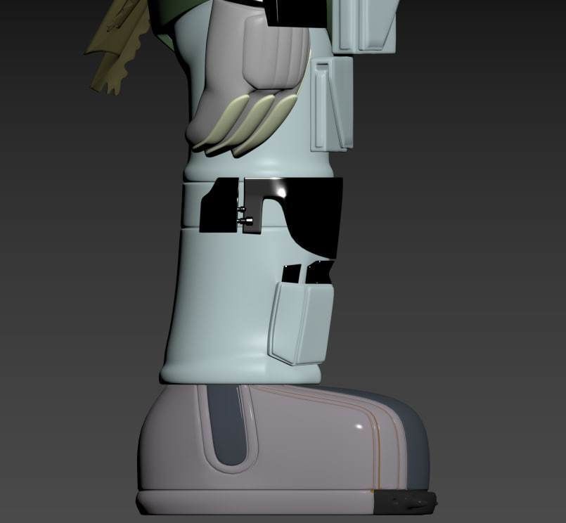 KAWS soldier STAR WARS 3D print model_4