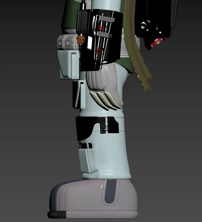 KAWS soldier STAR WARS 3D print model_9