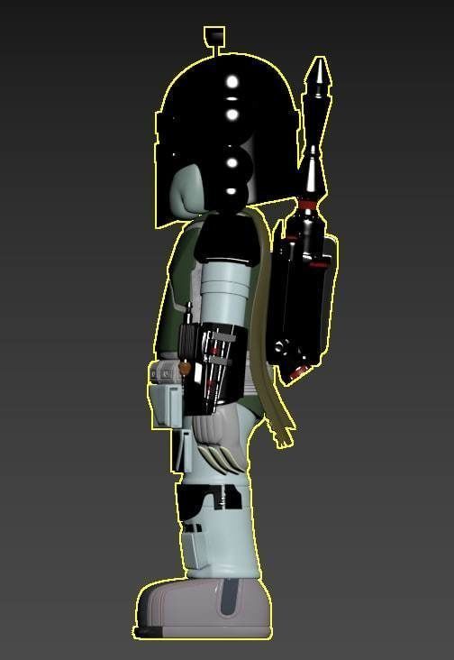 KAWS soldier STAR WARS 3D print model_10