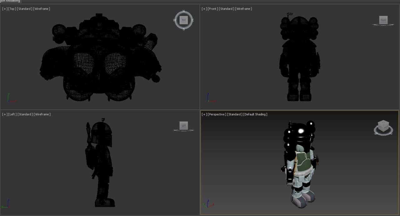 KAWS soldier STAR WARS 3D print model_1