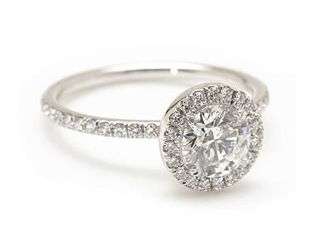 CG359 oval diamond halo engagement ring 3D print model