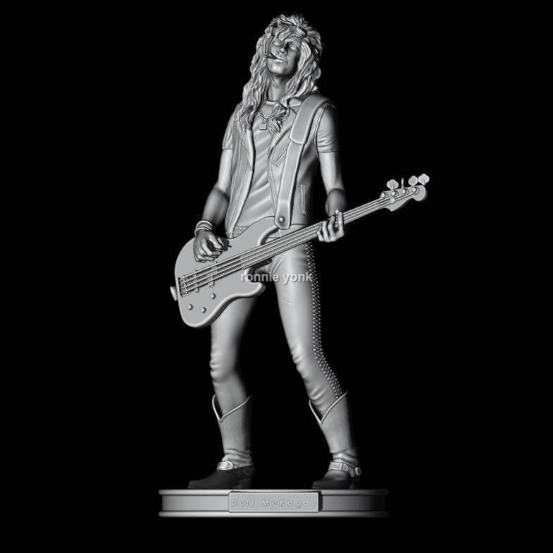 Duff mckagan GNR - 3dprinting 3D print model_1