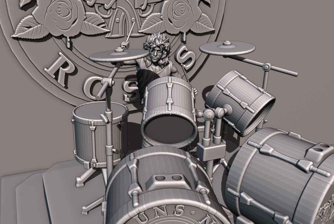 Duff mckagan GNR - 3dprinting 3D print model_13