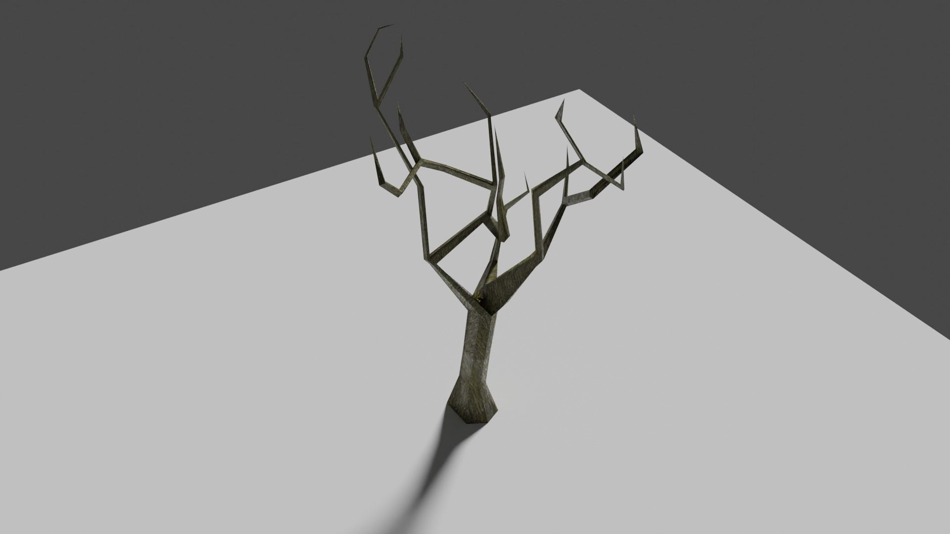 Very Low Poly Game Ready Tree Low-poly 3D model_10