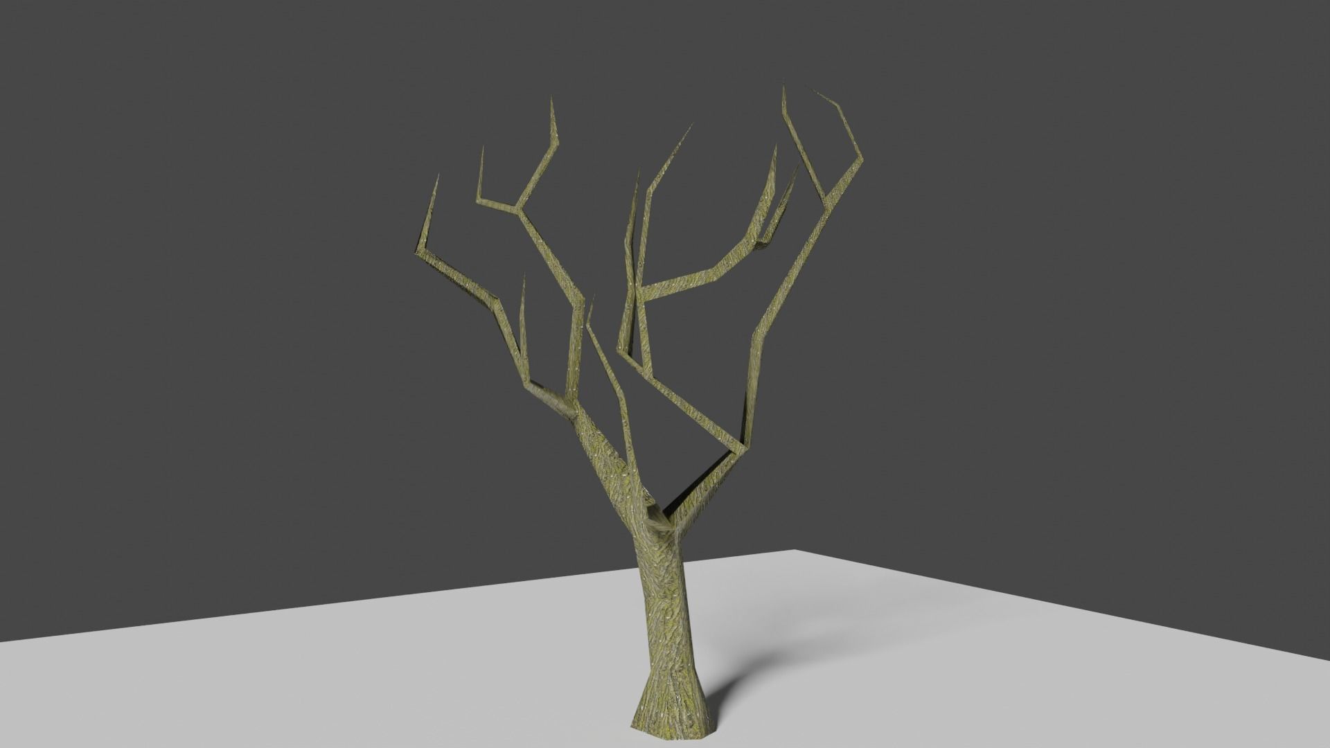 Very Low Poly Game Ready Tree Low-poly 3D model_2