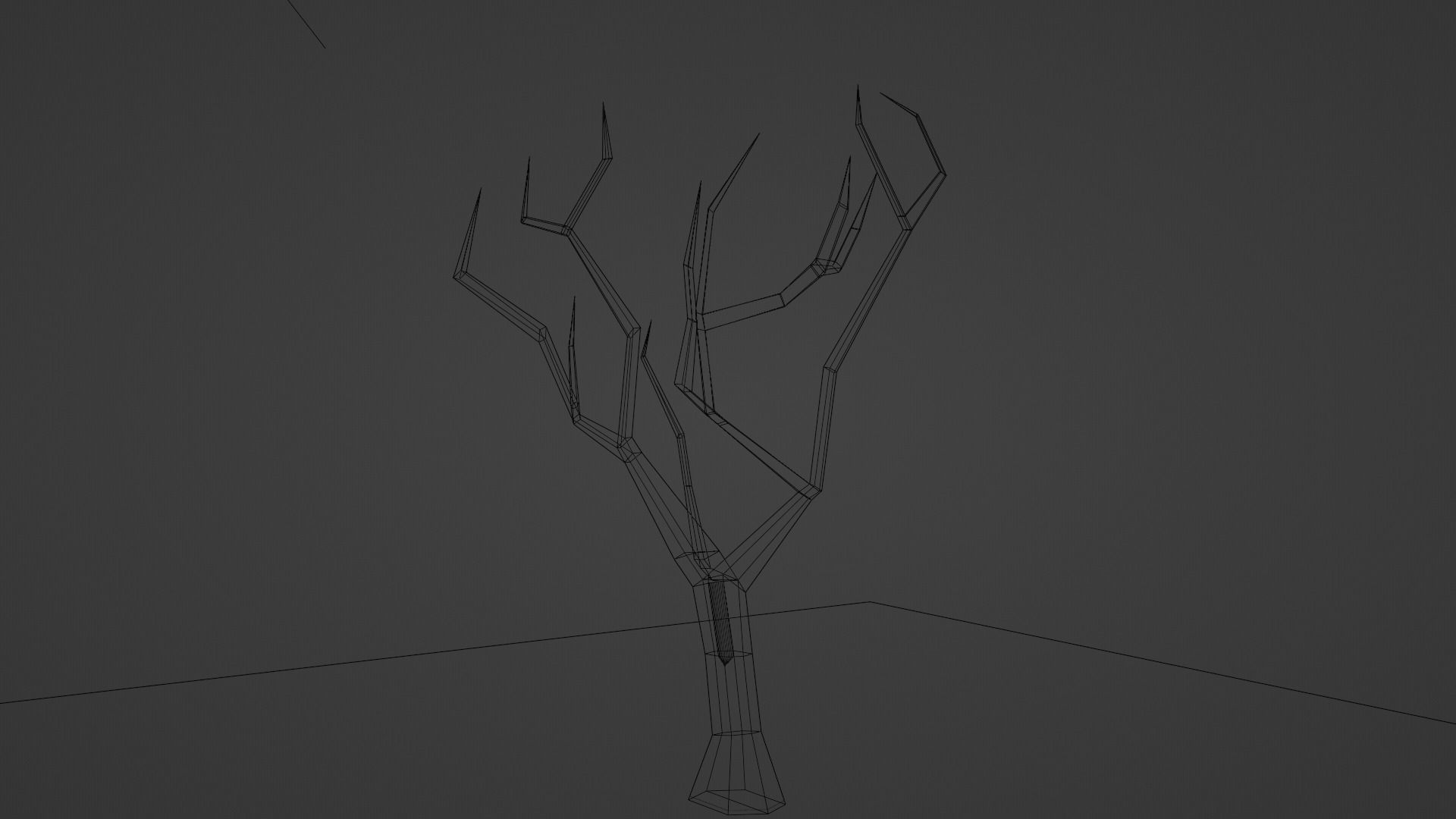 Very Low Poly Game Ready Tree Low-poly 3D model_3