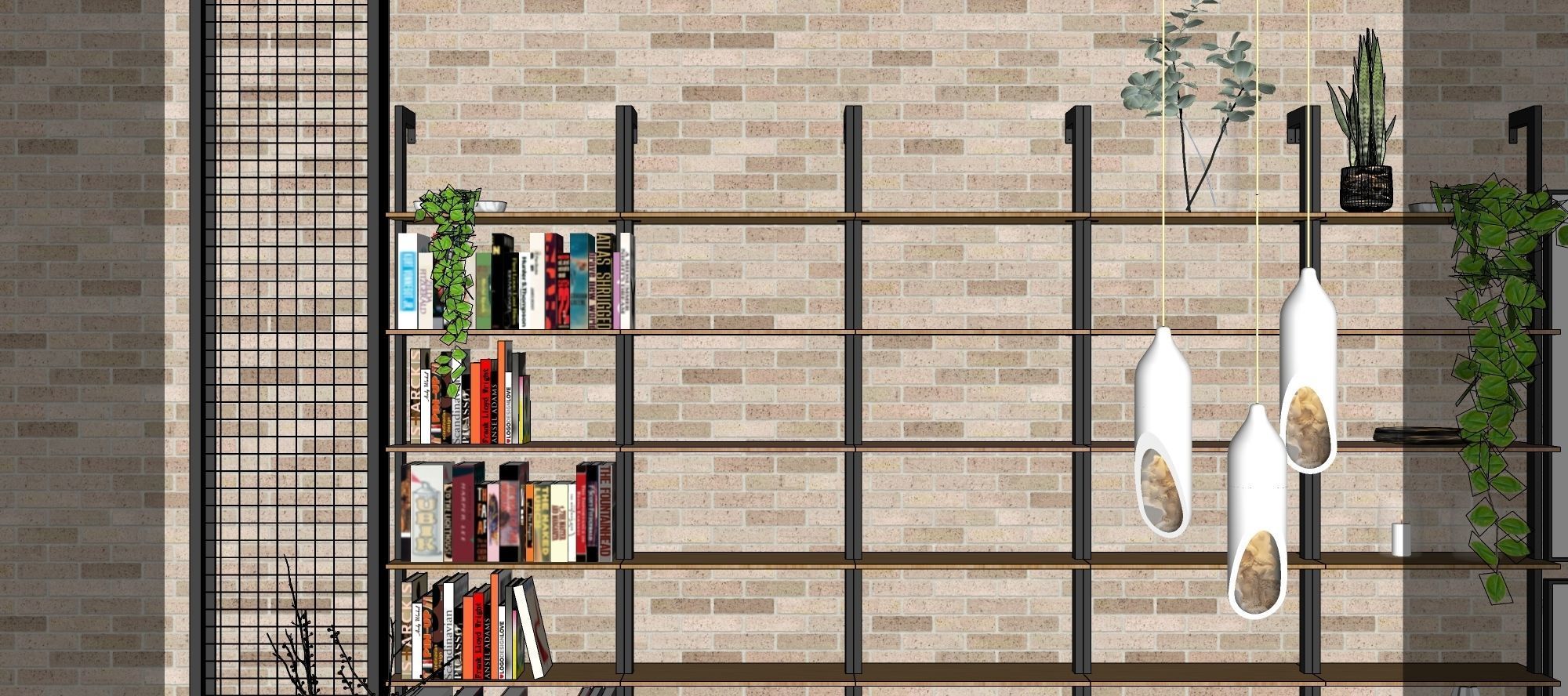 Coffee Corner - cafe and restaurant interior design 3 3D model_15