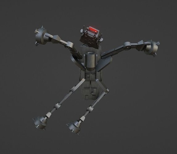 ATAT-WALKER FROM STAR WARS Free low-poly 3D model