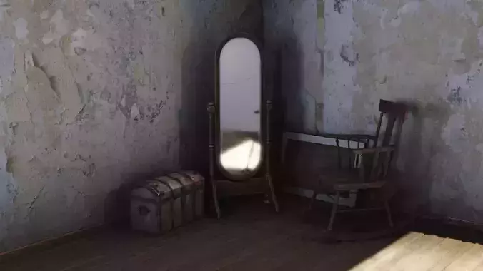 Antique Standing Mirror