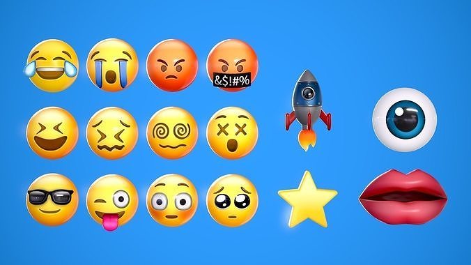 Emoji Pack01 3D model
