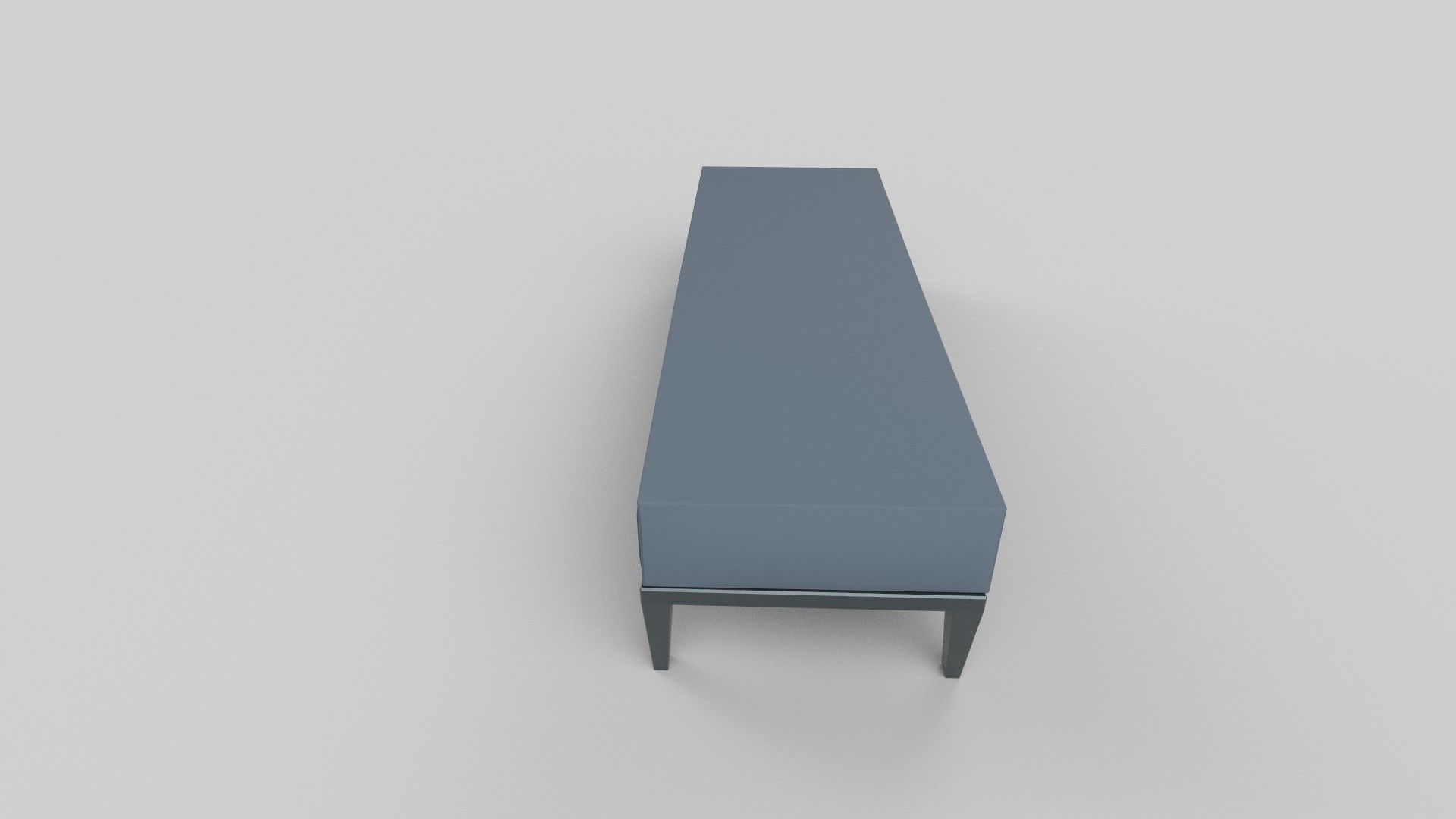 chair coffee table Low-poly 3D model_3