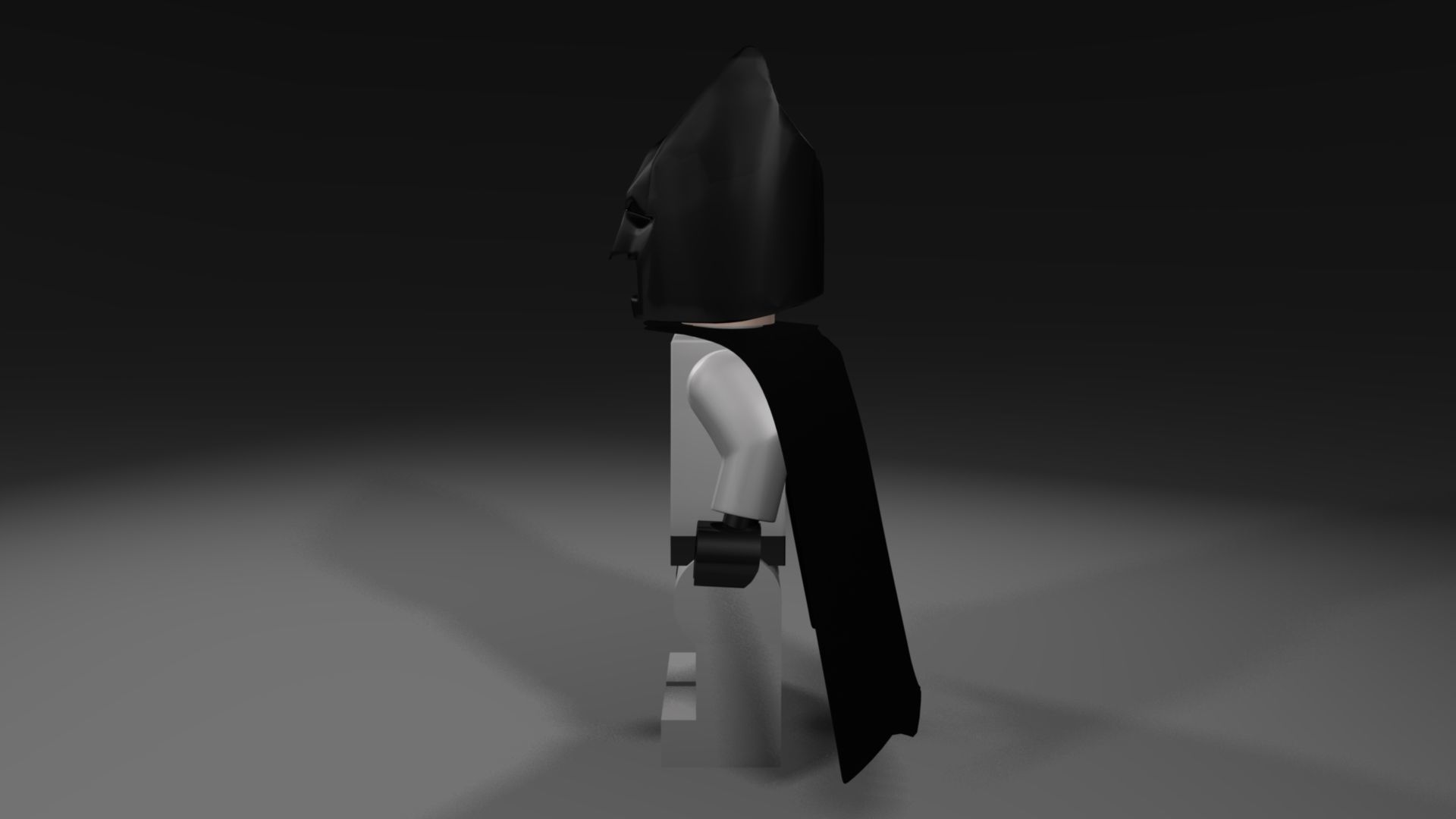 LEGO Batman Black and Grey suit 3D model_3