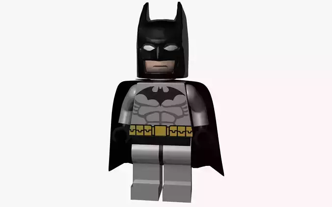 LEGO Batman Black and Grey suit 3D model