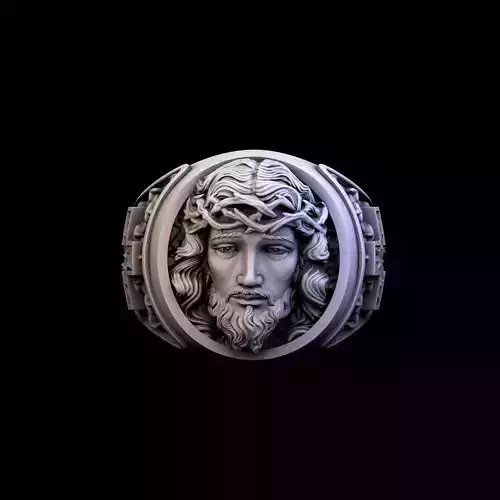 Finger Ring with Jesus