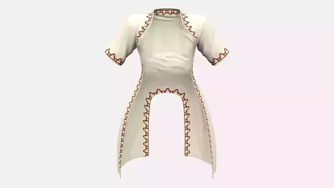 Japanese Anime Style Open Front Overcoat