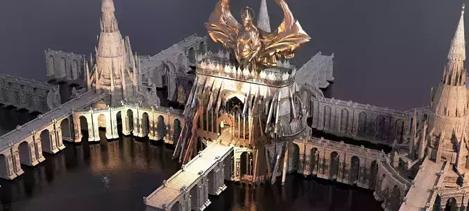 Huge palace marble structure palace 