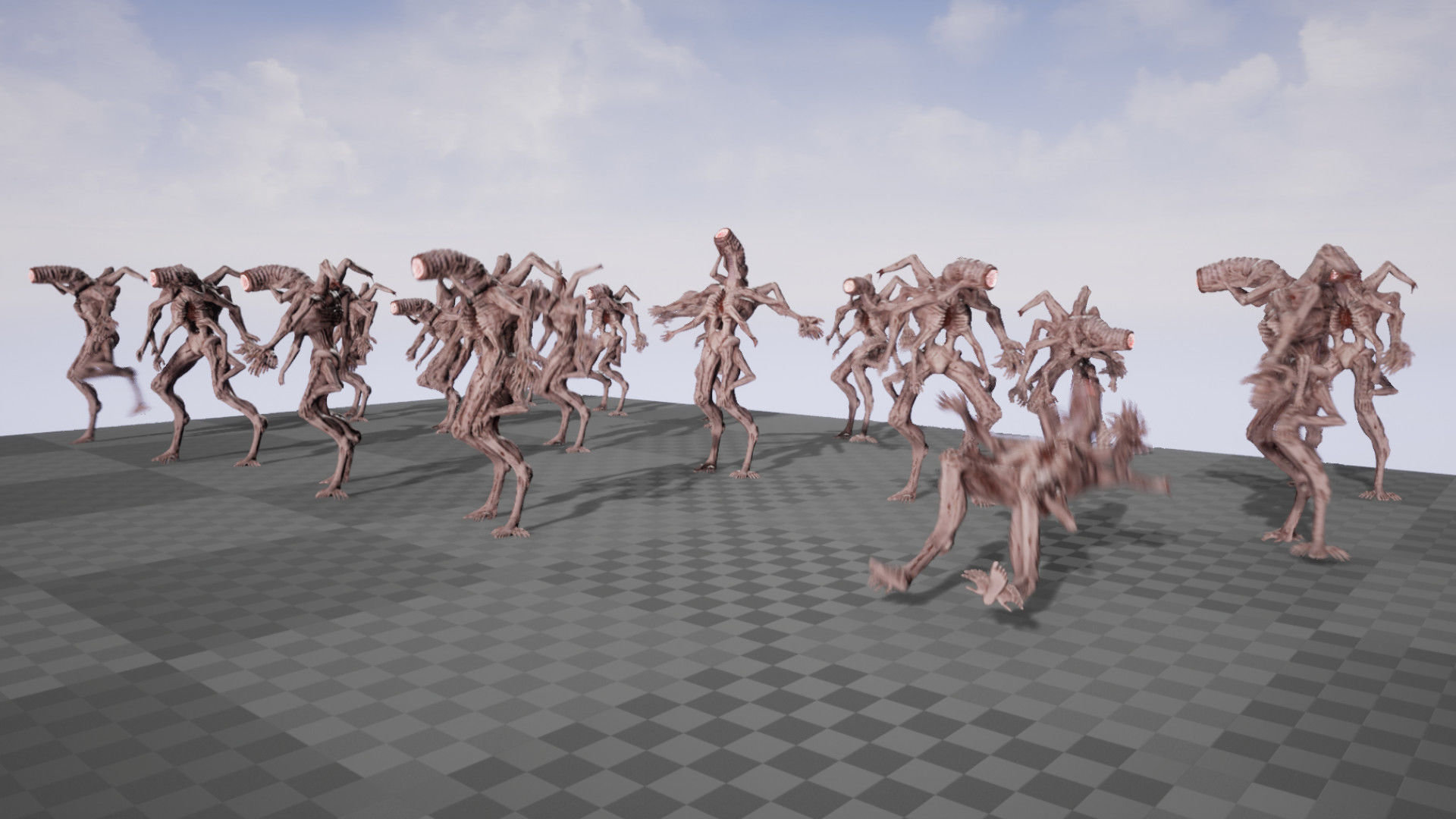 Mutant 01 Low-poly 3D model_10