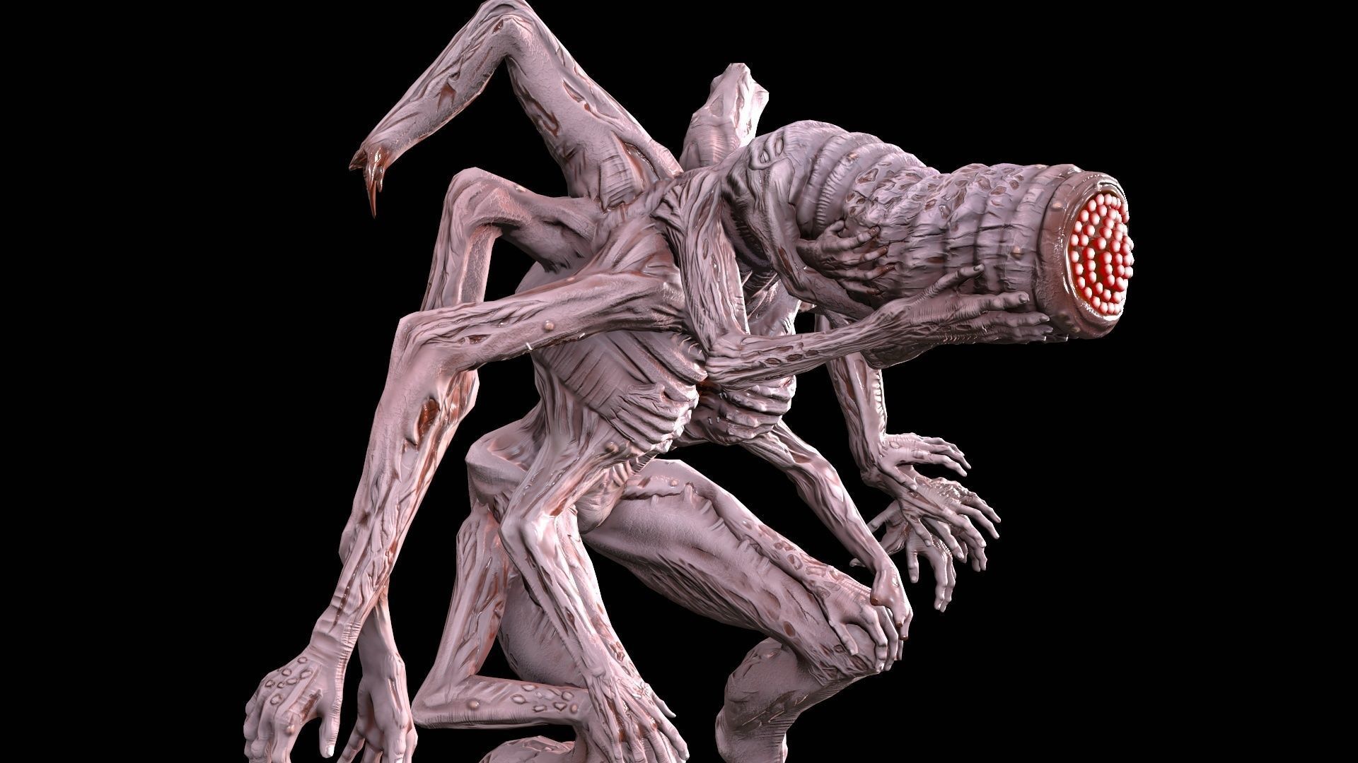 Mutant 01 Low-poly 3D model_18