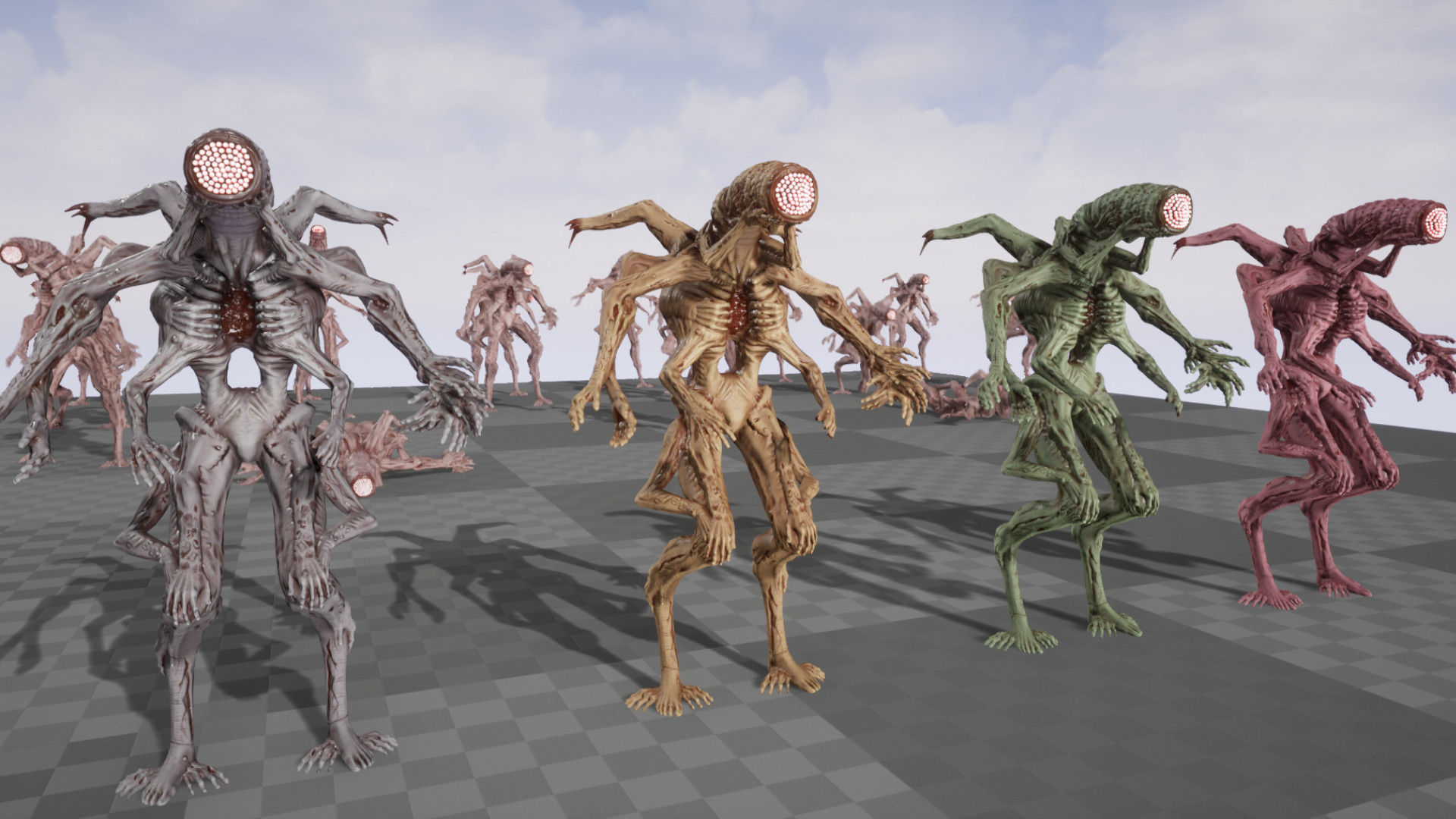 Mutant 01 Low-poly 3D model_13