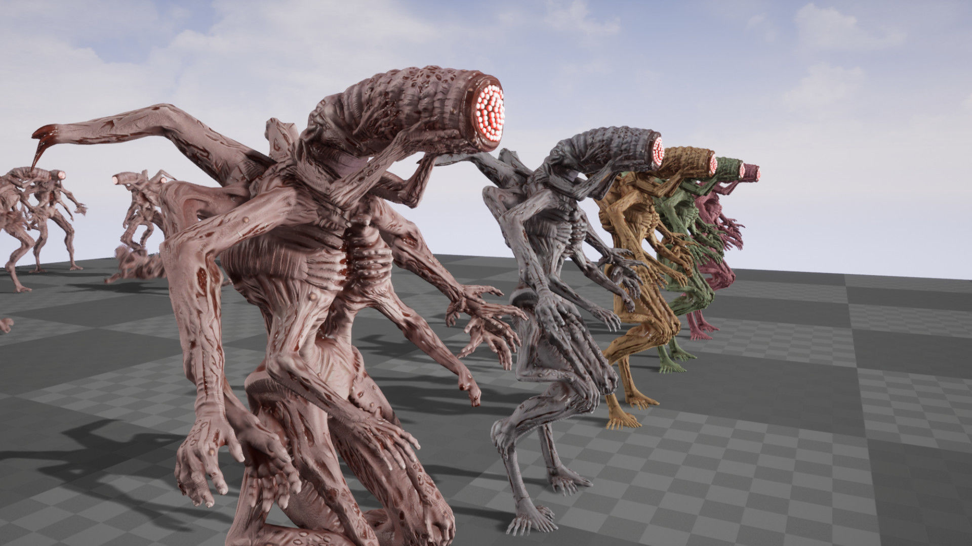 Mutant 01 Low-poly 3D model_8