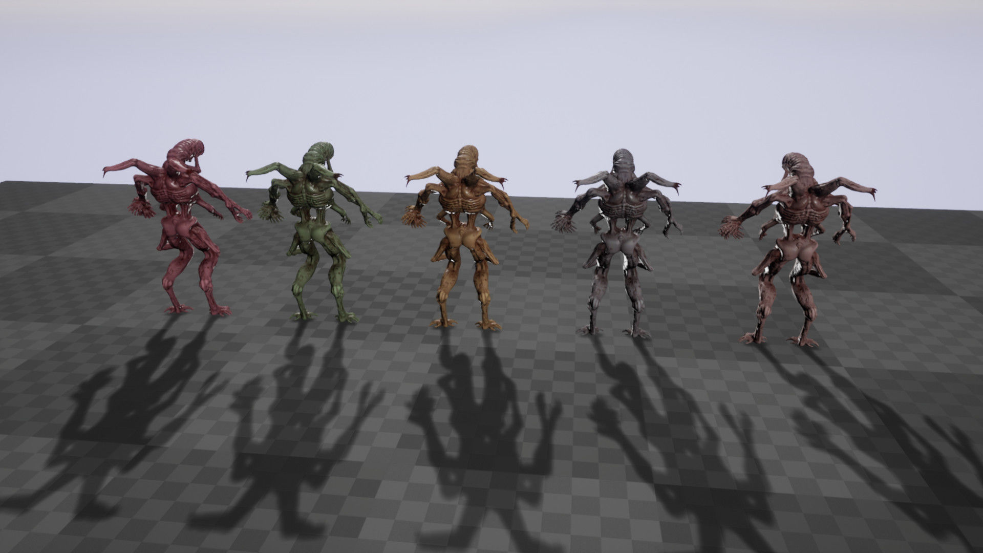 Mutant 01 Low-poly 3D model_6