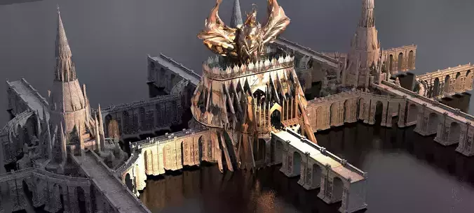 Round Table Kamelot Halls Kitbash 1 Fantasy