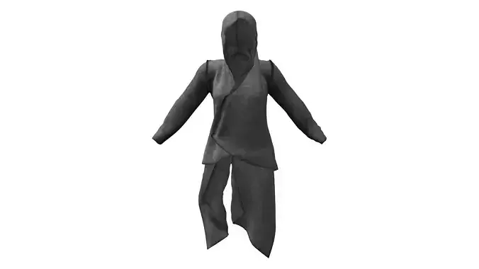 Ladies Asymmetric Cutout Layered Hoodie