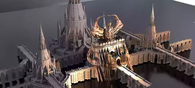 Coronation Baroque marble Halls Kit bash 